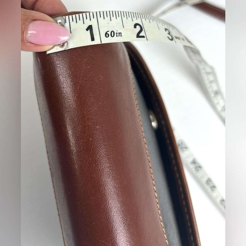 Vintage 90's Brahmin Crossbody/Clutch Leather Bag - Picture 13 of 14